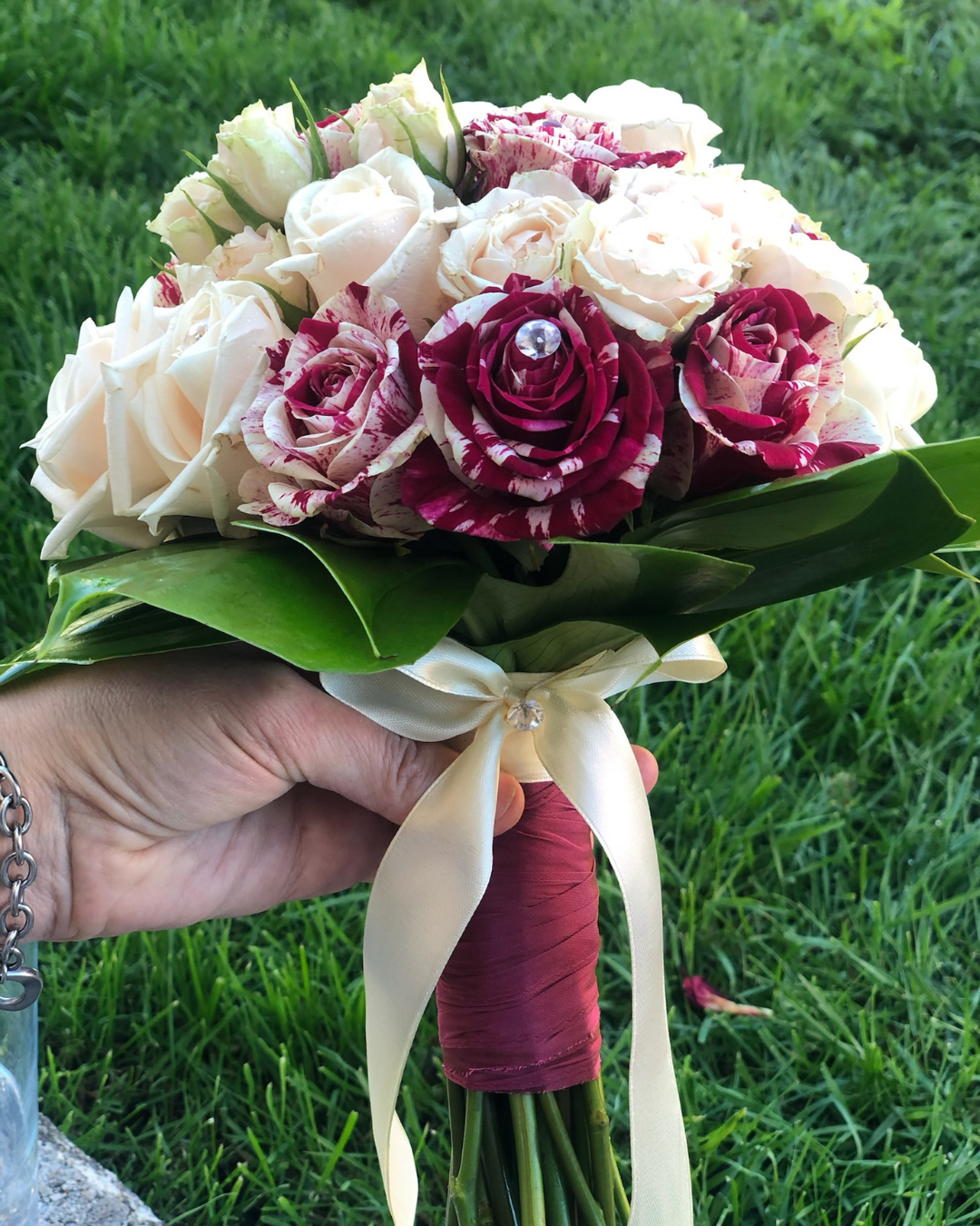 Bouquet di Rose a gambo corto